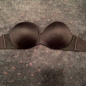Gently Loved Black Strapless Bra